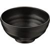 LEONE Ciotola nera in melamina Ø11,4x5,8cm Leone T8222