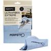 PERFETTO Panno multiuso Extreme in microfibra acciaio/vetri 32x36cm blu Perfetto 0264E