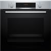 Bosch Forno Elettrico da Incasso Ventilato Multifunzione con Grill e Cottura a Vapore 71 Litri 60 cm Classe A+ colore Nero/Inox - HQA514ES3 Serie 4