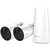 EZVIZ KIT DI 2 TELECAMERE SORVEGLIANZA + BASE WLAN (BC1-B2)