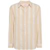 MC2 Saint Barth camicia donna MEREDITH in lino stripes Sabbia