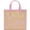 MC2 Saint Barth borsa donna VIVIAN MINI effetto paglia Rosa