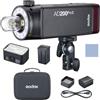Godox AD200Pro II Pocket Flash Light 200W 2.4G Wireless Speedlite TTL Auto-flash 1/8000s HSS 0.01-1.8s Tempo di riciclo con luce di modellazione bicolore