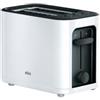 Braun HT3000WH - Tostapane con 2 fessure, 7 livelli di doratura, bianco, 1000