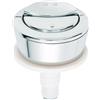Wirquin 19008001 Jollyflush 19008001-Pulsante Cromato per WC a Doppio Filo, Multicolore