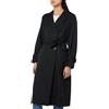 Geox W Topazio Trench Giacca, Nero, 50 Donna