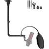 AYIZON Supporto per microfono da soffitto e parete compatibile con microfoni Shure MV7, Blue Yeti, Razer, HyperX, Rode, Razer, XLR, USB