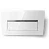 Elica Cappa aspirante a parete BLOOM-S WH/A/85 PRF0164490A finitura vetro bianco da 85 cm