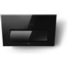 Elica Cappa aspirante a parete BLOOM BL/A/85 PRF0164459A finitura vetro nero da 85 cm