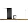 Elica Cappa aspirante a isola BIO ISLAND BLRO/A/120X53 ROVERE PRF0200563 finitura nero/rovere da 120 cm