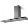 Elica Cappa aspirante a isola ELEMENT ISL @ IXBL/A/180 PRF0194399 finitura inox/vetro nero da 180 cm