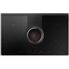 Elica Piano cottura a induzione con cappa NIKOLATESLA ONE HP EVO BL/A/83 PRF0196322 in vetro nero da 83 cm