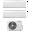 Samsung Climatizzatore Dual Split Windfree Avant S2 9+9 BTU con AJ040TXJ2KG/EU Inverter R-32 Wi-Fi Classe A+++ ,