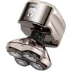Skull Shaver Pitbull Platinum Pro - rasoio elettrico per testa e viso - senza fili, ricaricabile, uso su pelle bagnata o asciutta, manico ergonomico - con supporto risciacquo e custodia da viaggio