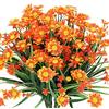 Ruiuzioong Ruiuzi 4 Pezzi Fiori Margherita Artificiali Finti Piante Artificiale Arbusti Ramo Resistente ai Raggi UV Balcone per Giardino Decorazioni Esterna della Cortile della Finestra di Casa