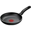 Tefal Titanium Essential B9410244 - Padella antiaderente, con spatola in metallo, compatibile con tutti i piani cottura tranne quelli a induzione, 20 cm