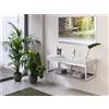 Catalano Zero lavabo 125x50 cm con piani laterali