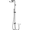 BOSSINI - ELIOS RENOVATION colonna doccia ottone completa soffione Ø20/25cm con deviatore integrato - L70007/L70008 : Diametro - 20 cm