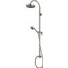 BOSSINI - LIBERTY colonna doccia ottone completa soffione Ø 21cm deviatore a 2 vie - L01214 : Finitura - Cromo lucido