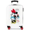 Disney Enjoy The Day Valigia da Cabina per Bambini, 55 cm, Bianco