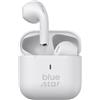 BLUE STAR AURICOLARE BLUETOOTH 5.3 TWS NOVA FI5 STEREO ERGONIMIC WHITE PER SMARTPHONE
