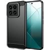 BCASE CUSTODIA B-CASE TPU SILICONE COVER CASE PER XIAOMI 14 CARBON METAL BLACK