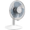 Rowenta Ventilatore da Tavolo 3 Pale Diametro 30 cm 3 Velocità Oscillante colore Bianco - VU2330 Essential+