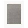 Westwing Collection Tappeto in lana tessuto a mano Amaro - Grigio