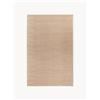 Westwing Collection Tappeto in lana tessuto a mano Amaro - Marrone chiaro