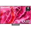 SAMSUNG SERIES 9 TV QE77S90CATXZT OLED 4K, SMART TV 77" PROCESSORE NEURAL QUANTUM 4K, DOLBY ATMOS E OTS LITE, TITAN BLACK 2023