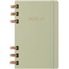 Moleskine Student Life Planner 2025-26, Agenda Settimanale e Mensile Spiral 12 Mesi con Copertina Morbida, Colore Crush Kiwi, Formato Large 15 x 21 cm