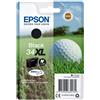 Epson Cartuccia originale Epson C13T34714010 34 XL Pallina da Golf NERO 1100 pagine per Stampanti: Epson WORKFORCE PRO WF-3720DWF, Epson WORKFORCE PRO WF-3725DWF