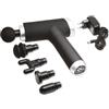 Lifenaxx Pistola Massaggiante - Dispositivo Compatto per Massaggio Muscolare con Massaggio Profondo, 6 Velocità e 5 Testine, Massage Gun per Schiena, Collo, Spalle, Fitness e Recupero - LX-013