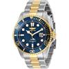 Invicta Pro Diver - Orologio da Uomo in Acciaio Inossidabile con Movimento al Quarzo, Bicolore/Blu - 43 mm