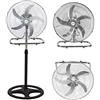 Enrico Coveri VENTILATORE PIANTANA DIAMETRO 50x125 CENTIMETRI 65W 3in1