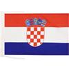 AZ FLAG Bandiera Croazia 45x30 cm - Bandierina Croata 30 x 45 cm Cordicelle