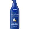 BEIERSDORF SpA Nivea Crema Corpo Nutriente 500 ml, Crema corpo idratante 72 ore per pelle secca o molto secca