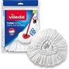 Vileda Turbo 100% Fiocco Ricambio | Confezione da 1| Adatto ai sistemi Turbo e Turbo Smart | per Tutti I Tipi di Pavimento | Rimuove Oltre Il 99% di batteri* Solo con Acqua.