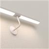 Inoxlm S.r.l. Corrimano in acciaio inox verniciato "Bianco" con LED Luce Naturale 4000k, modello TONDO