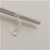 Inoxlm S.r.l. Corrimano in acciaio inox verniciato "Bianco" con predisposizione per LED, modello TONDO