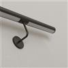 Corrimano Scale Acciaio Inox Con LED 70cm - Luci Integrate Fredde 6500K, Made In Italy