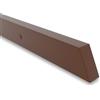 Inoxlm S.r.l. Corrimano rettangolare in acciaio verniciato Corten, sezione 40x20