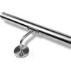 Inoxlm S.r.l. Corrimano tondo Ø 33,7 mm in acciaio inox con finitura "satinata"