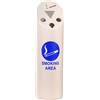 Inoxlm S.r.l. Posacenere in acciaio inox, verniciato bianco.