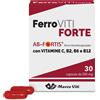 MARCO VITI FARMACEUTICI SpA FerroViti Forte Marco Viti 30 Capsule - Integratore con Ferro, Vitamina C e Vitamine B per il Benessere