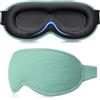 Gritin Mascherina per Dormire 3D, Upgrated Mascherina Maschera Occhi per Dormire per Bloccare la Luce, Pressione Oculare Zero, Super Morbido e Confortevole per il Sonno, Viaggi, Pisolino, Meditazione