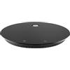 Alessi Plissé MDL16 B - Bilancia da Cucina Digitale di Design con Supporto a Muro, in Vetro Temprato e Resina Termoplastica, Batteria Ricaricabile con Porta USB-C, Nero