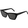 Saint Laurent Occhiale da sole Saint Laurent SL 276 MICA col. 001 black black grey