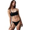 Calvin Klein Top Bikini Bralette Donna senza Ferretto, Blu (Malibu Blue), M