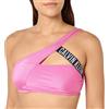 Calvin Klein Top Bikini Donna One Shoulder Bralette senza Ferretto, Rosa (Bold Pink), L